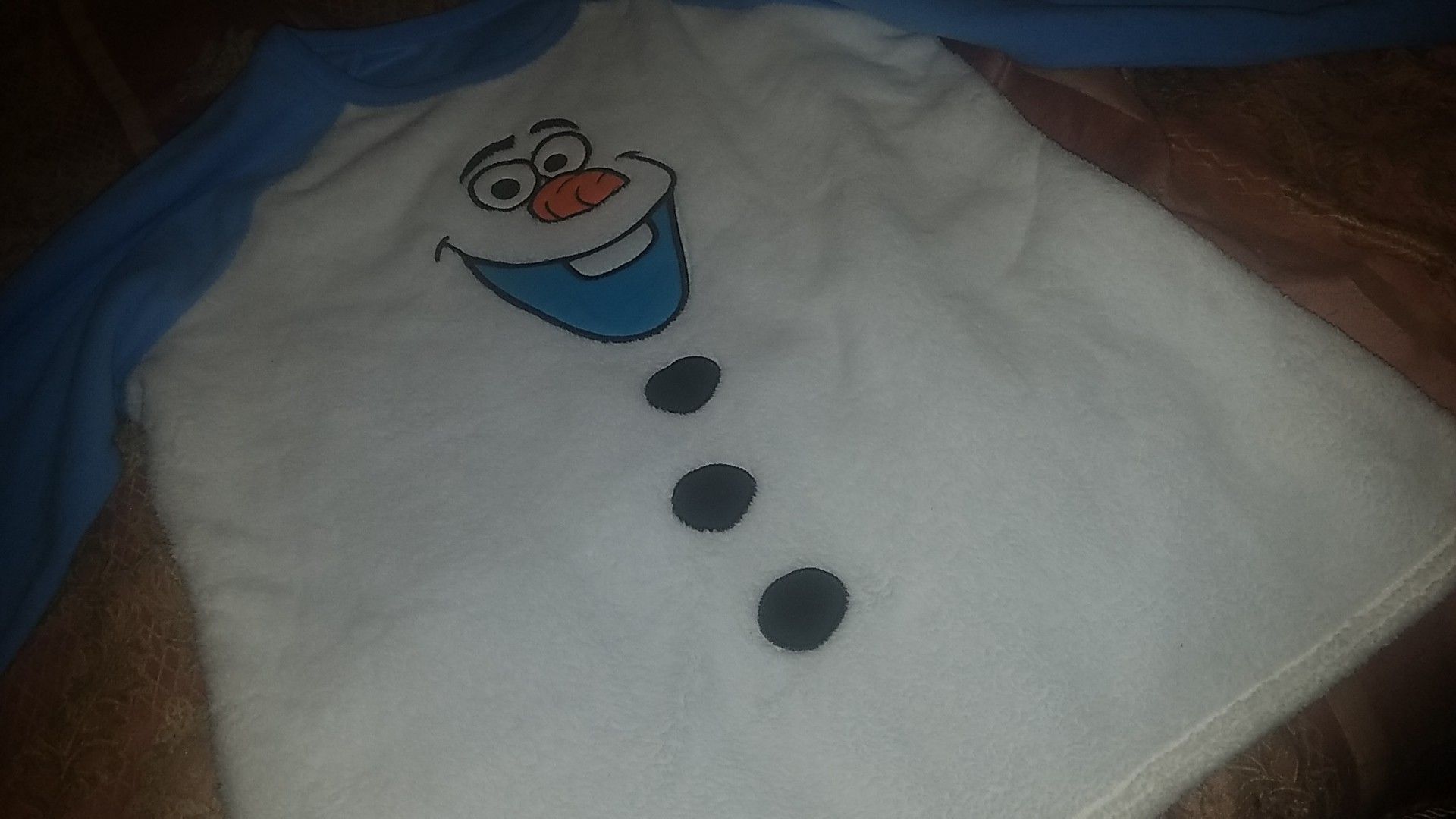 Frozen olaf pj shirt