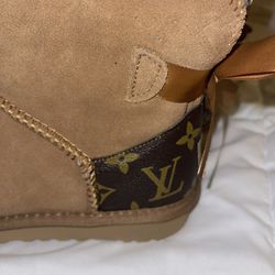Custom LV UGG Bailey Bow Boots  Thumbnail