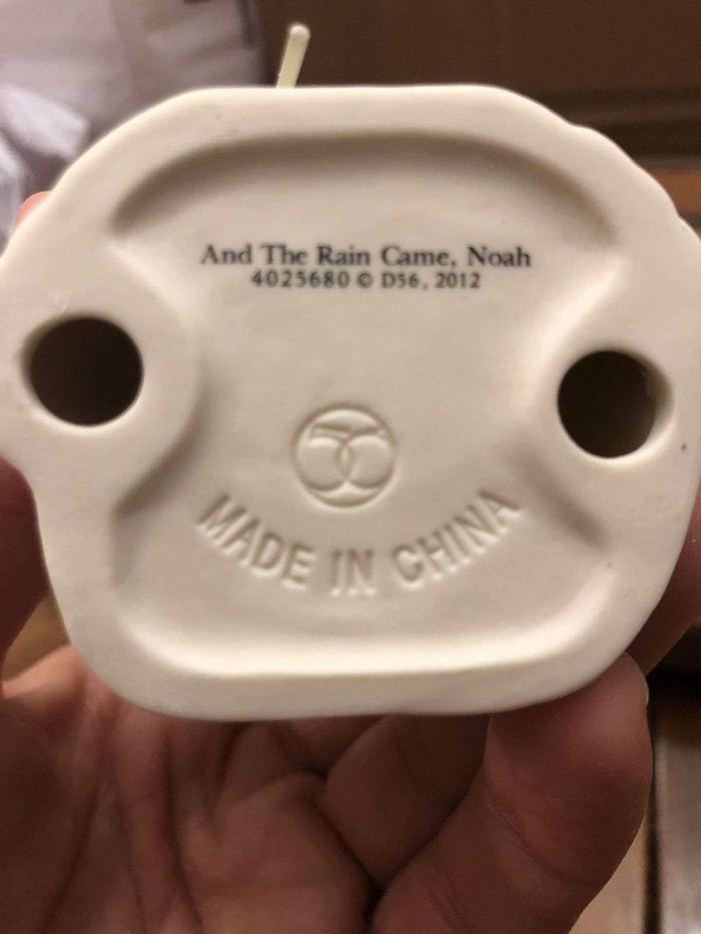 Snowbabies Department 56 " And The Rain Came Noah" Figurine