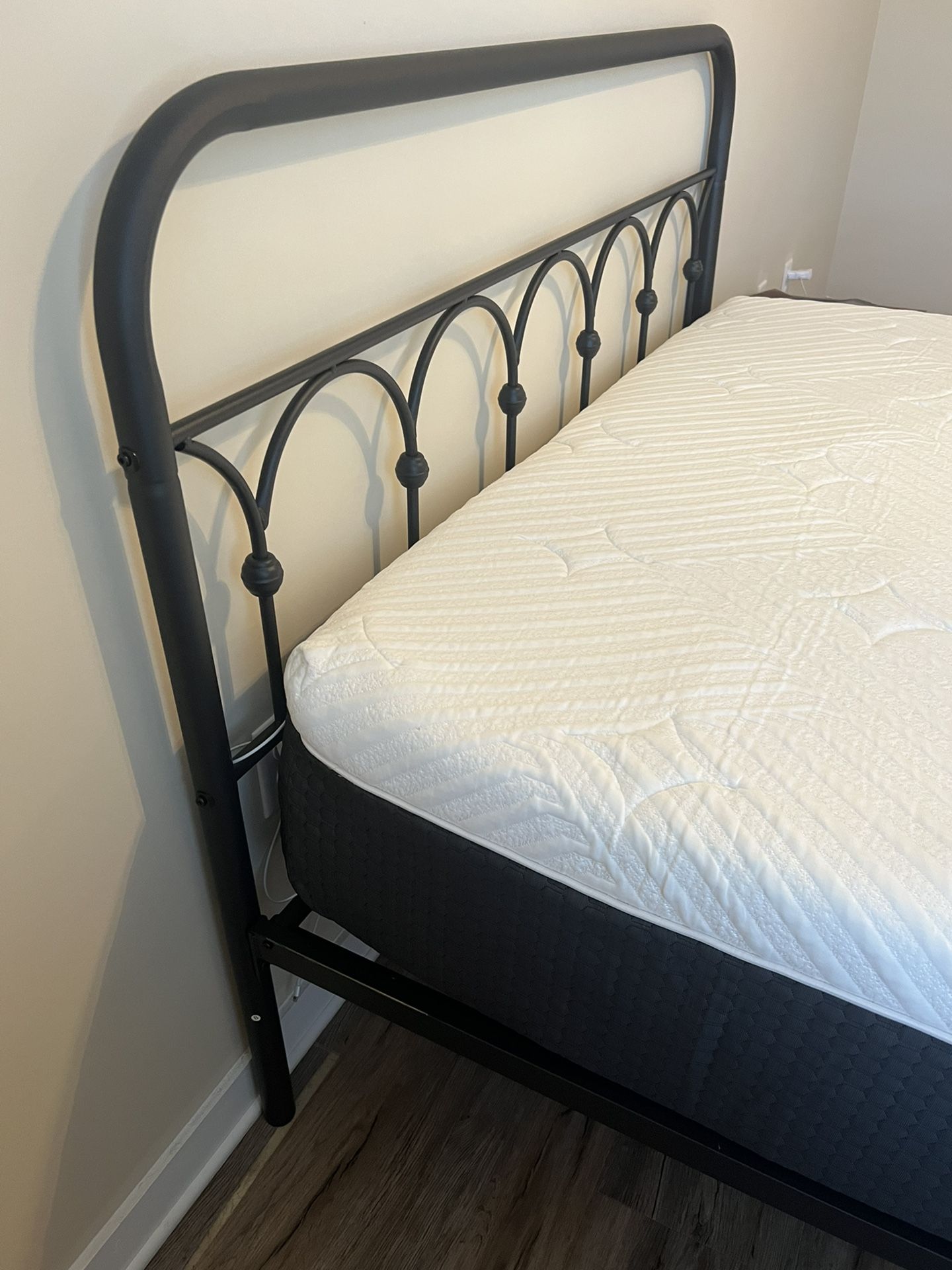 Bed Frame and Mattress Set