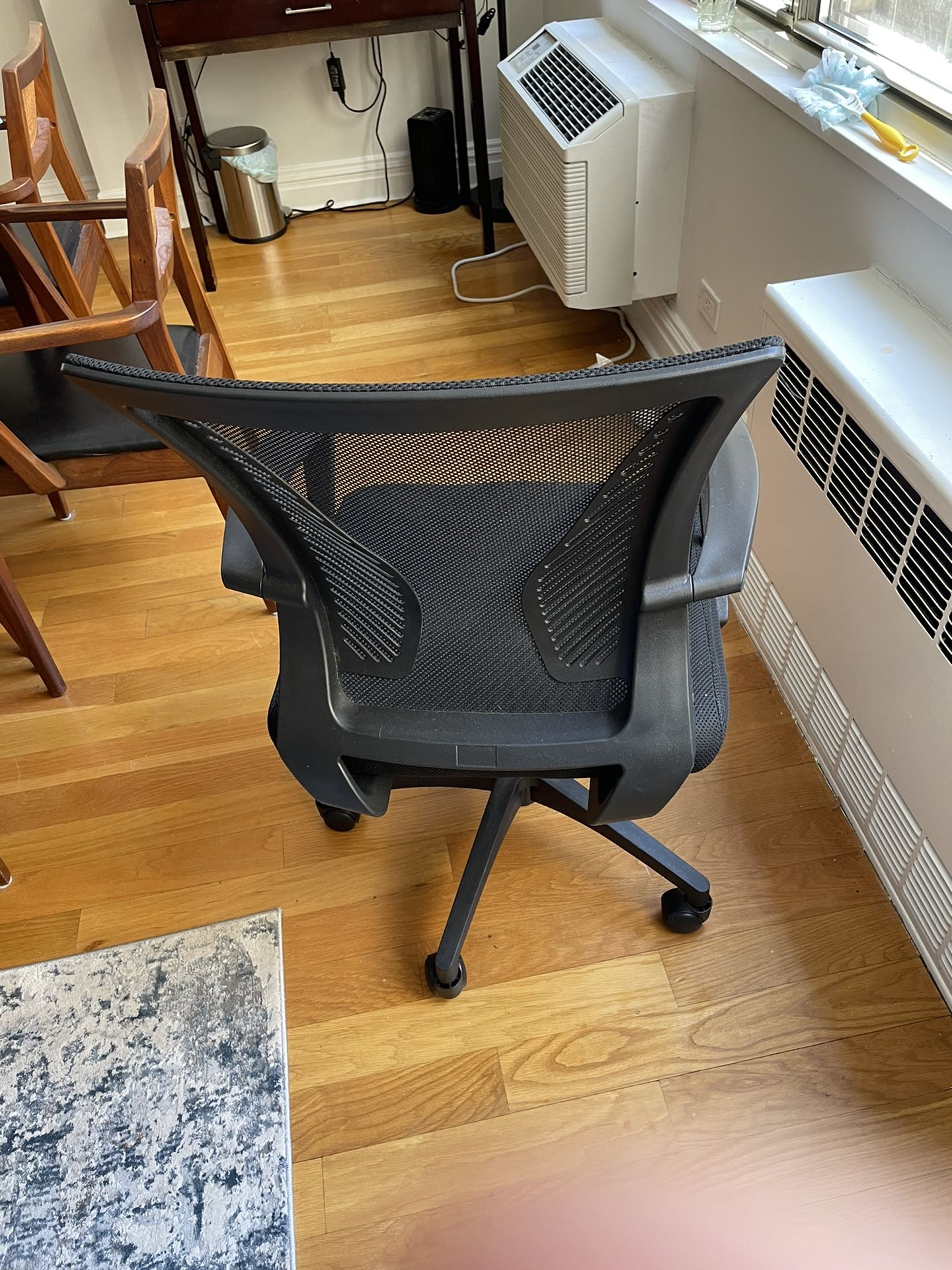 Ergonomic Rolling Adjustable Office Chair - Black, 40 Inch Max Height, Seat Is 20x20