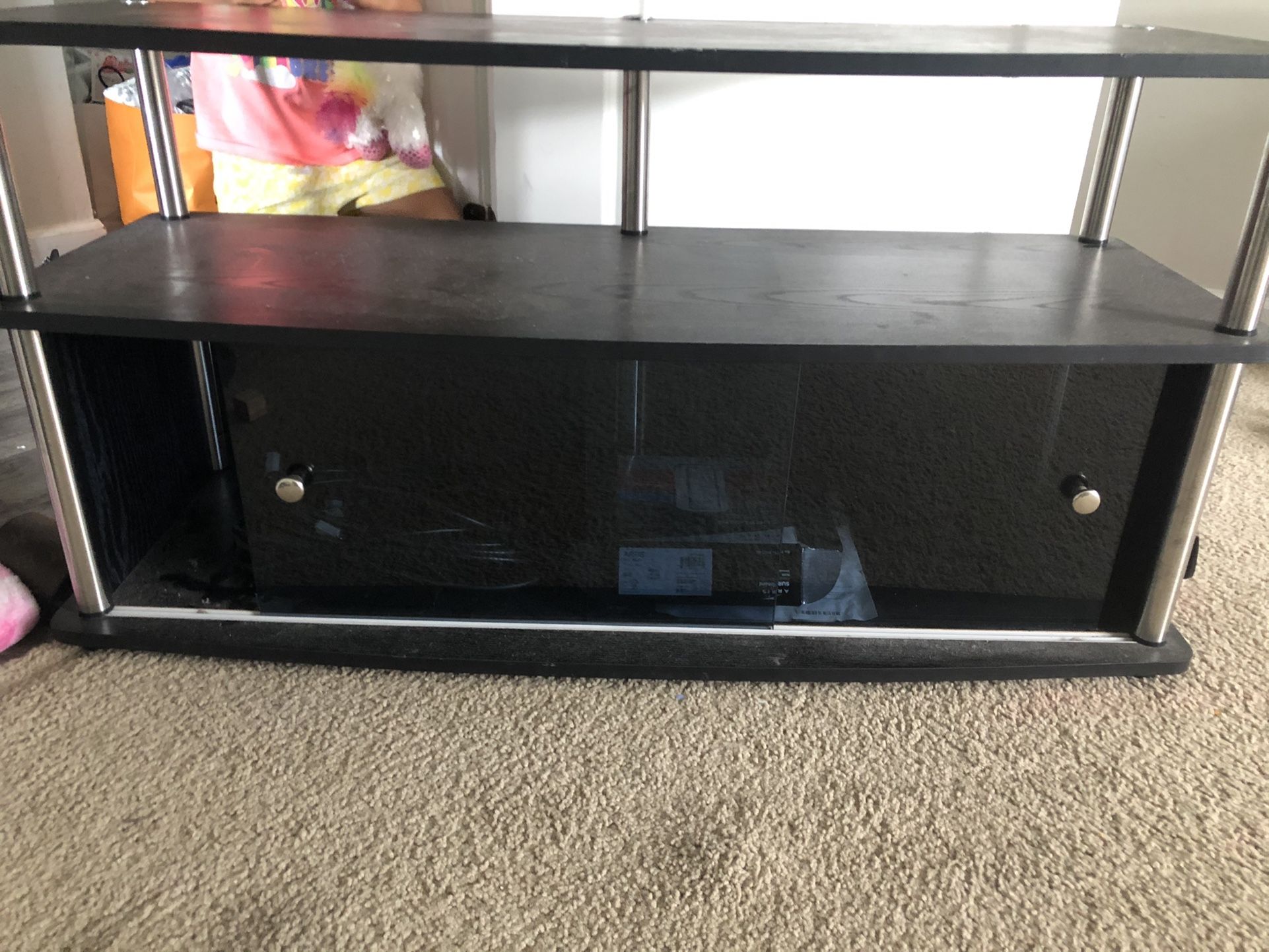 Glass Entertainment Table