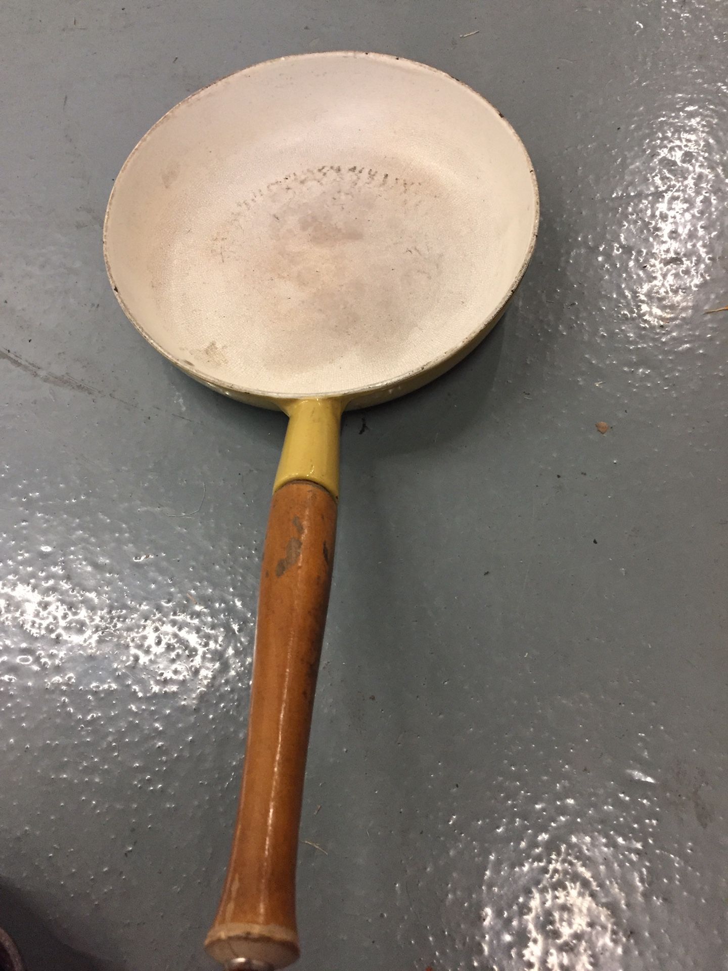 Belgium Enamel over Cast Iron Skillet
