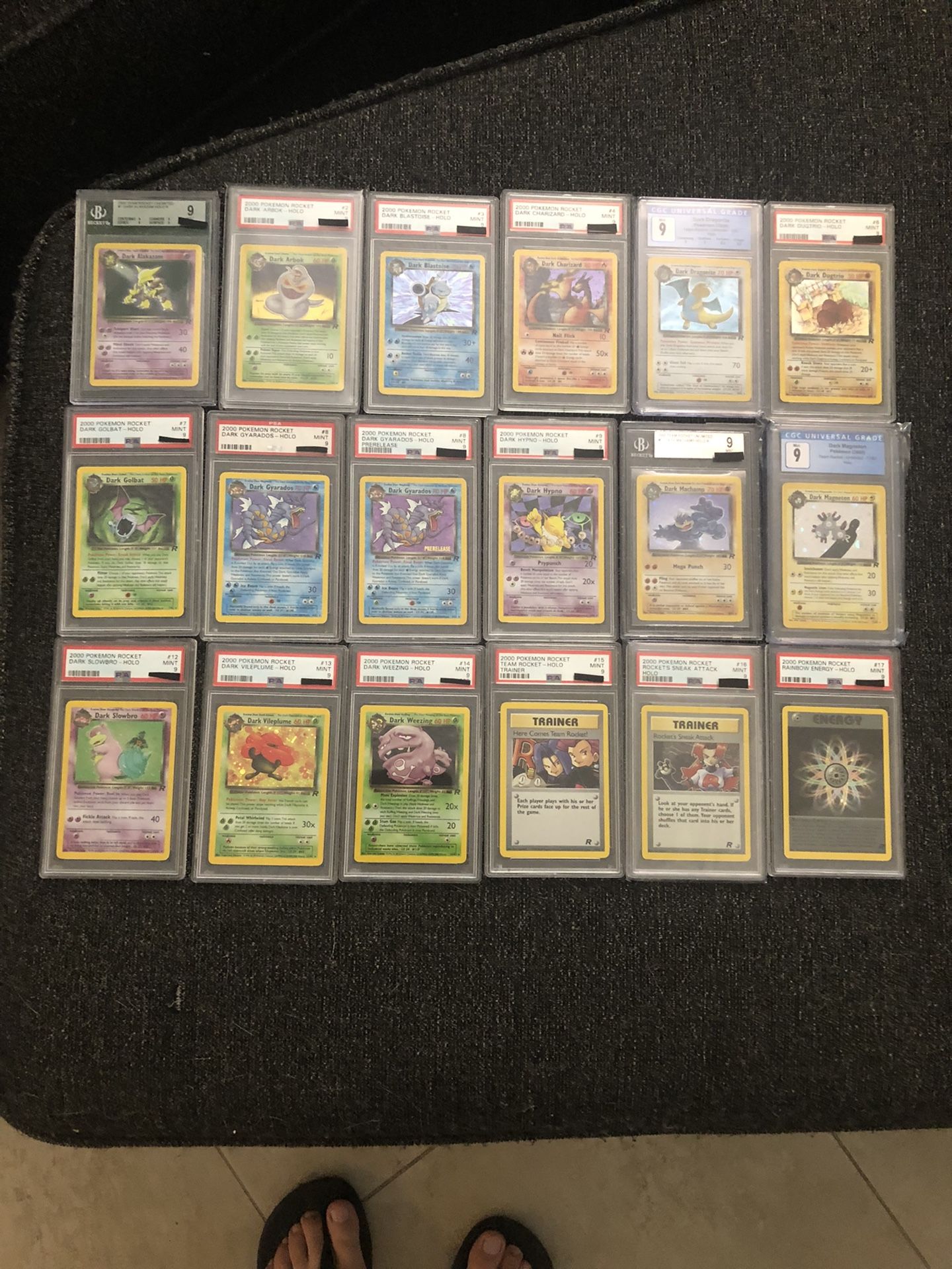 Pokémon PSA 9 BGS 9 CGC 9