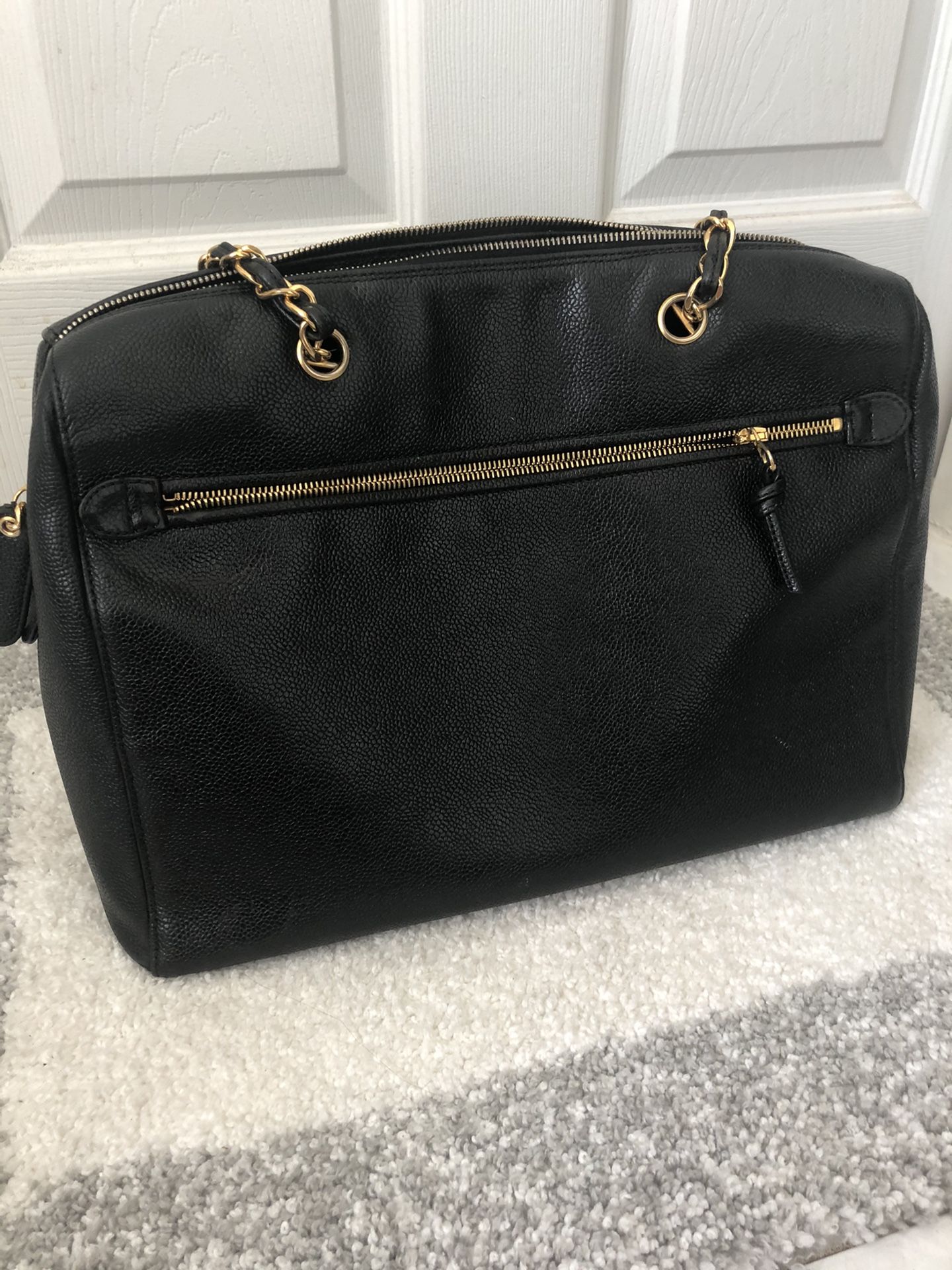 CHANEL BOSTON LARGE SHOULDER AUTHENTIC BAG