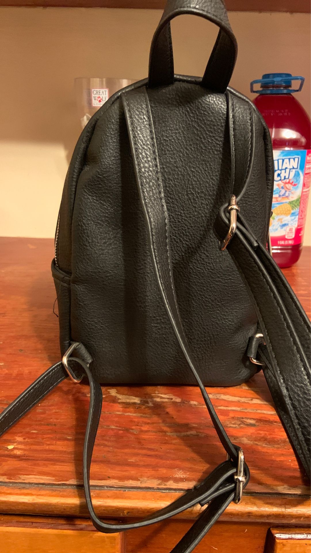 Steve Madden Black Bailey Mini Backpack
