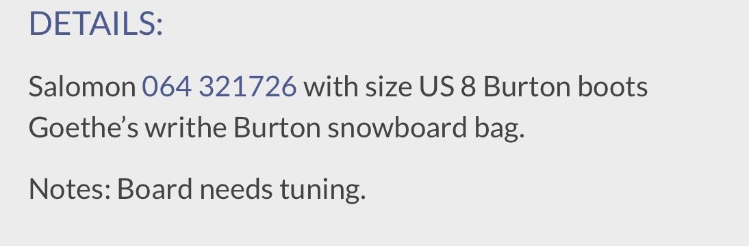 SALOMON SNOWBOARD WITH BURTON BINDINGS, BAG AND BOOTS
