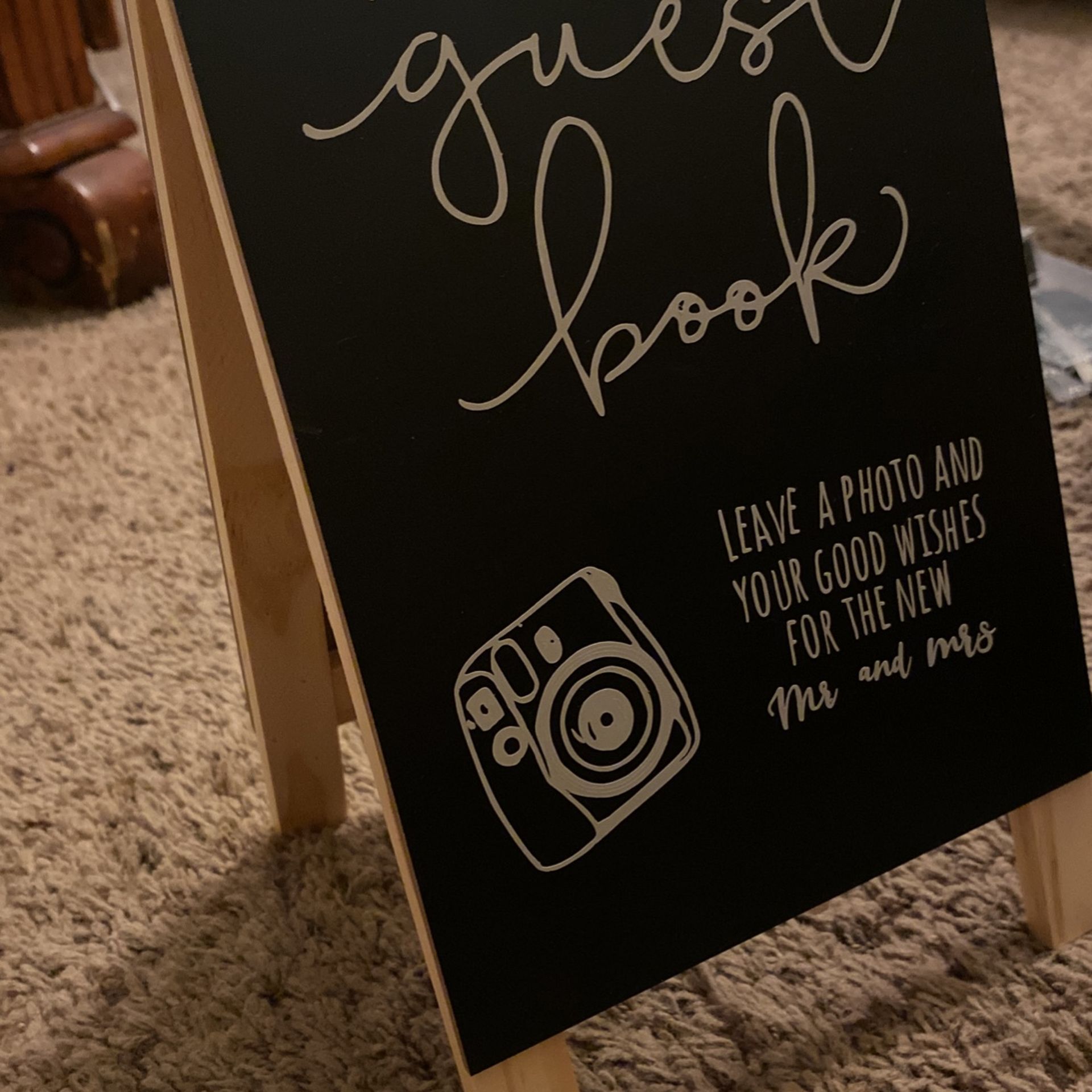 Guest Book Wedding Sign