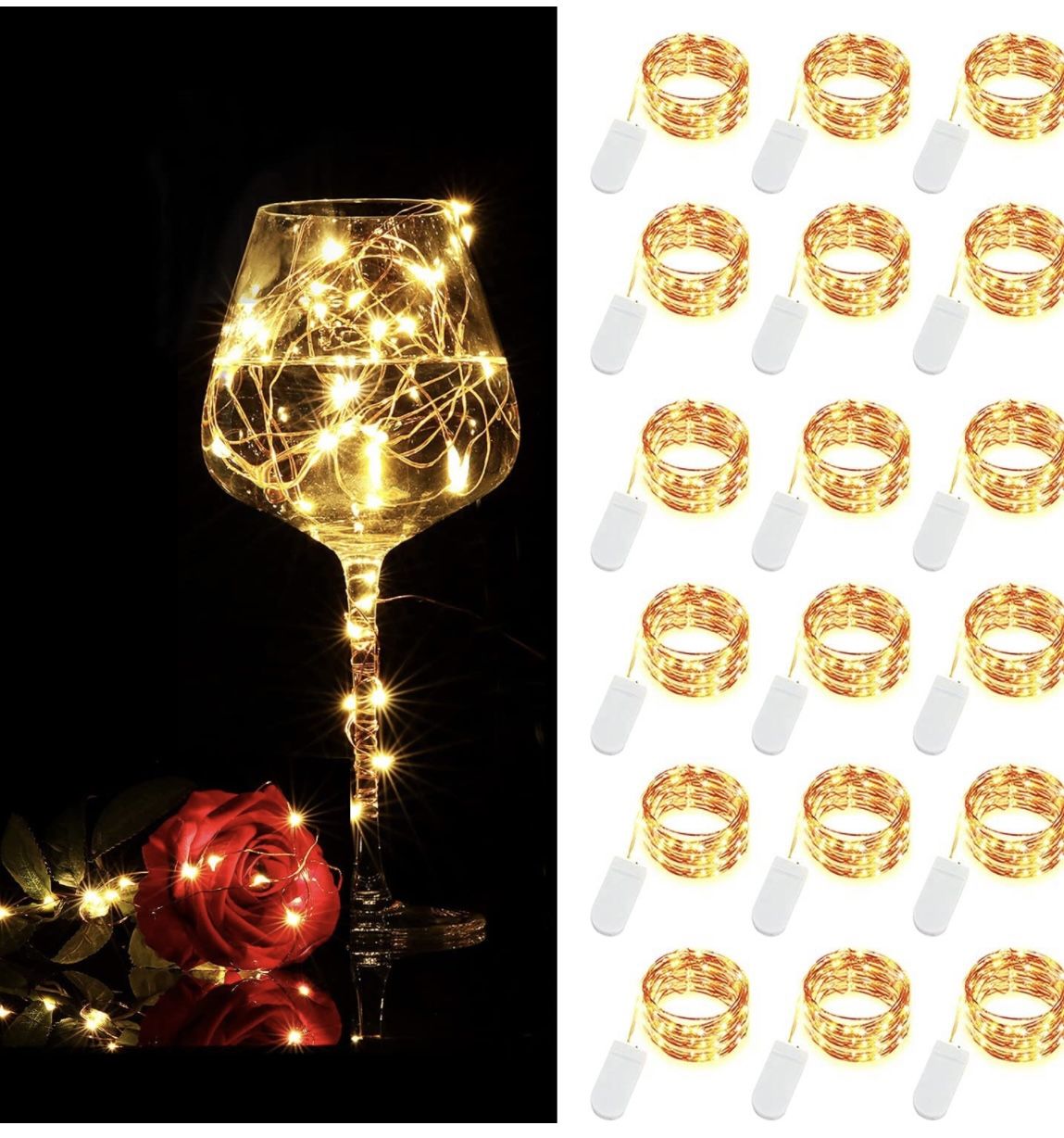 18 Pack Led Fairy Lights Battery Operated