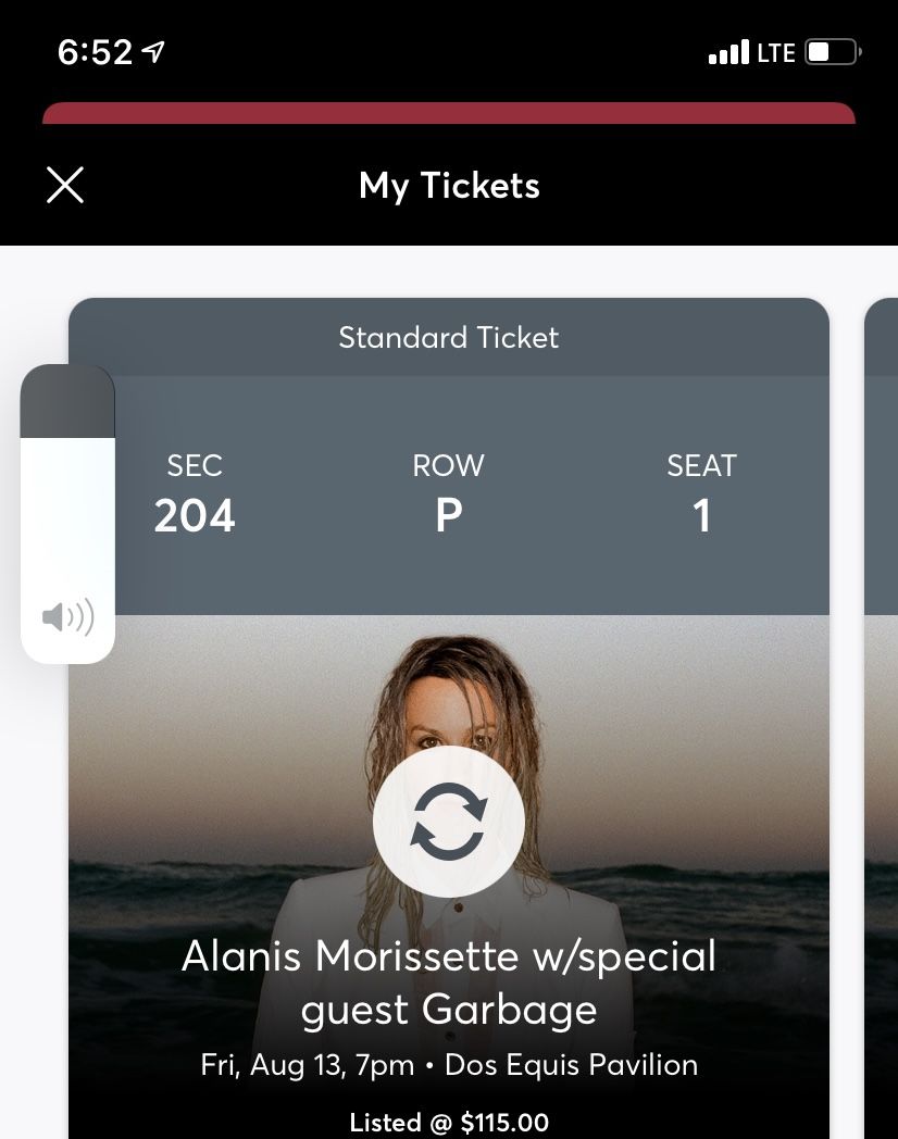 2 Tickets To Alanis Morisette Friday Night In Dallas