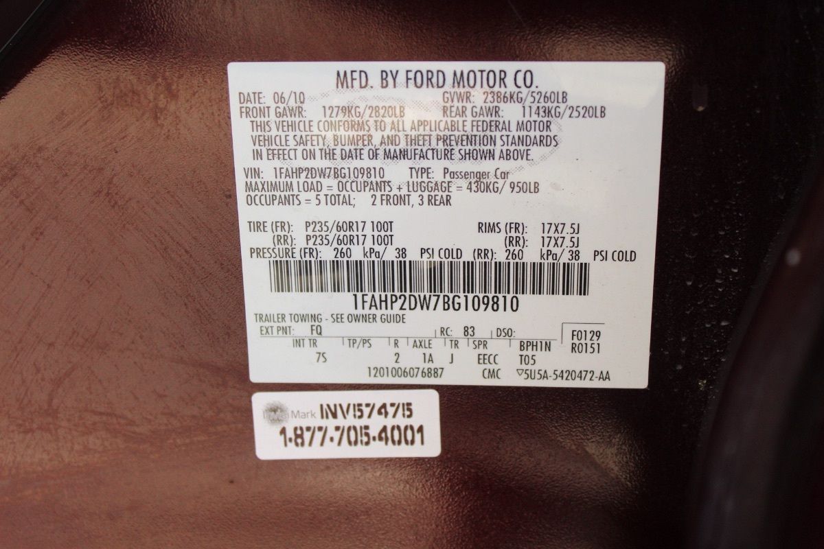 2011 Ford Taurus