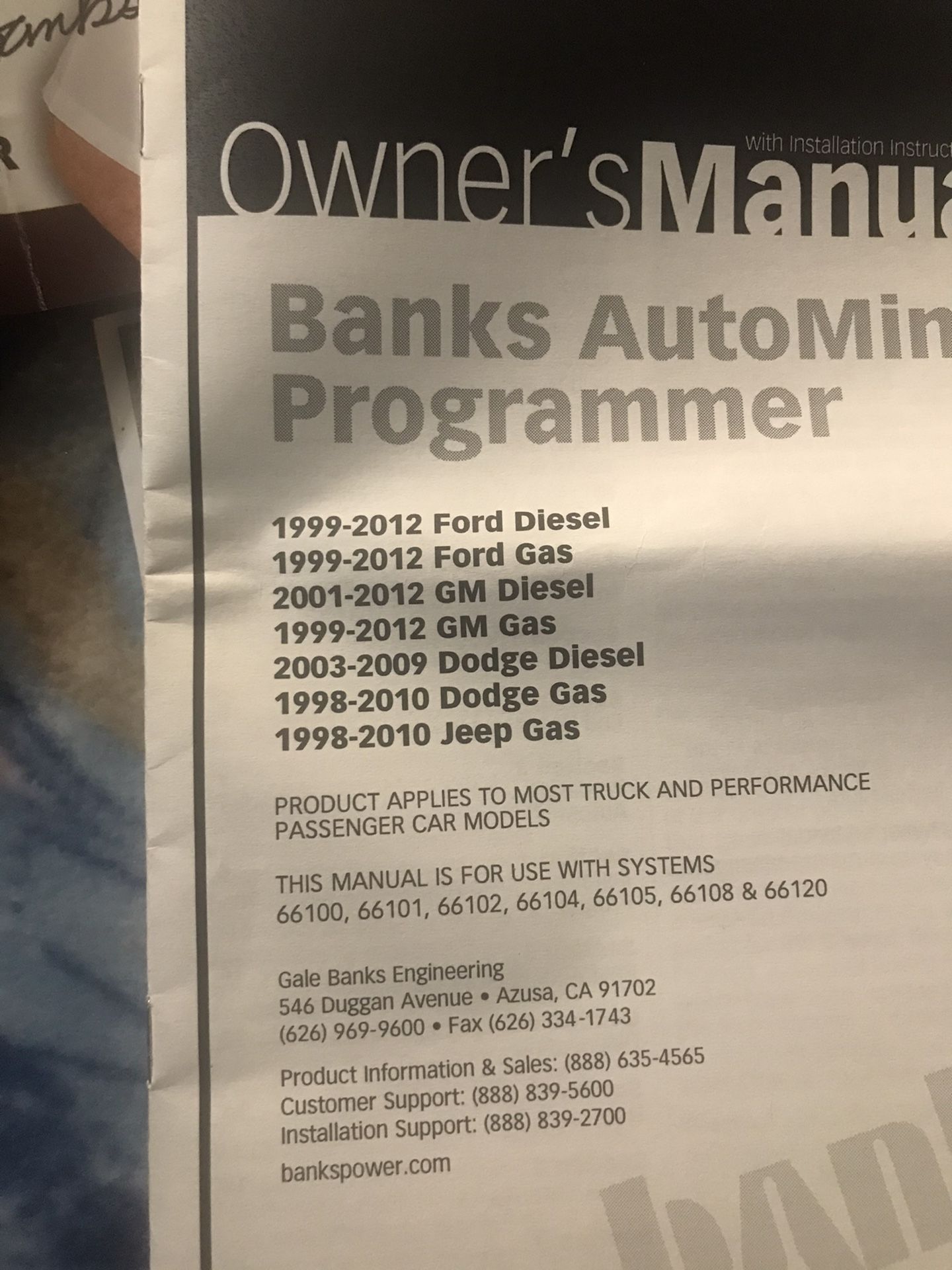 Banks Power tuner