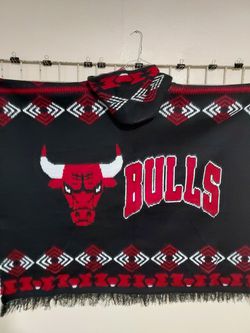 Chicago Bulls Hooded Poncho  Thumbnail