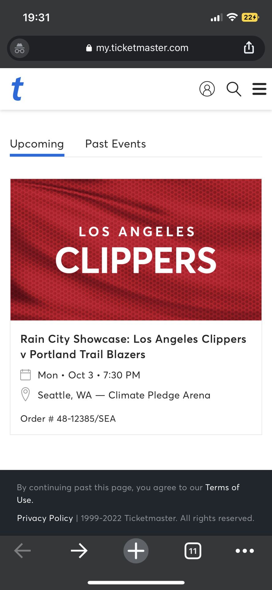 LA Clippers vs Portland Blazers
