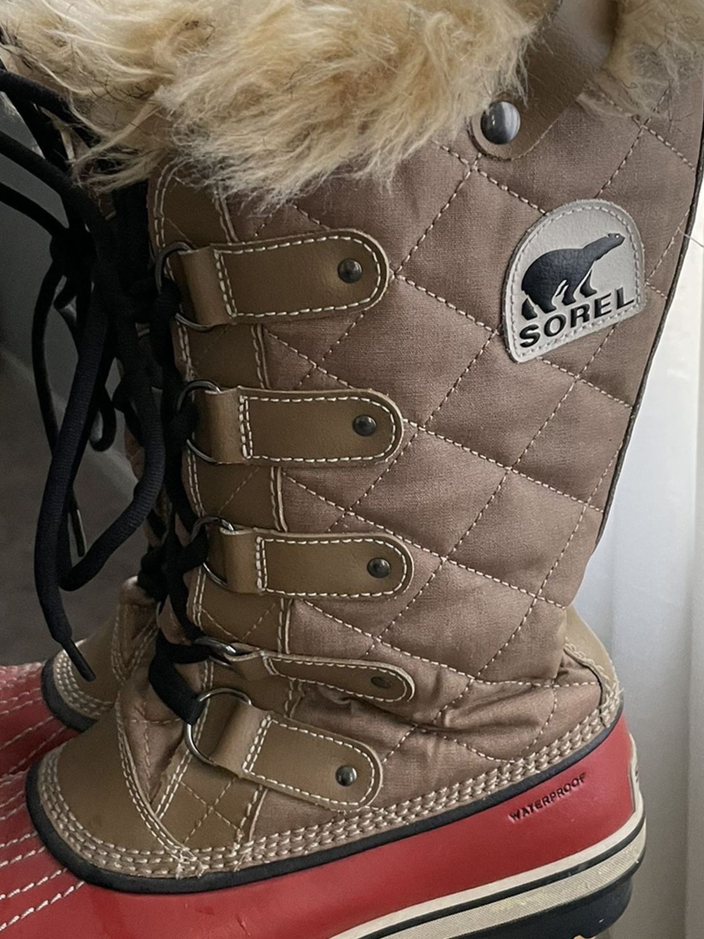 Sorrel Tall Winter Boots Faux Fur Liner