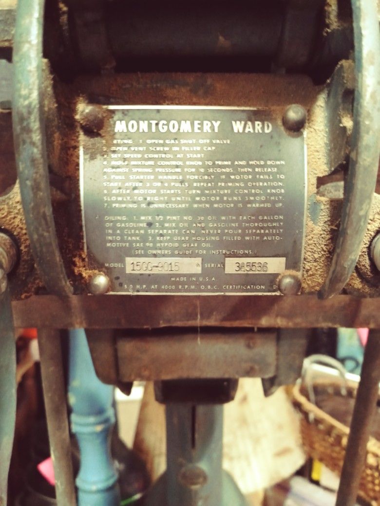 1951 Montgomery Ward Outboard Motor