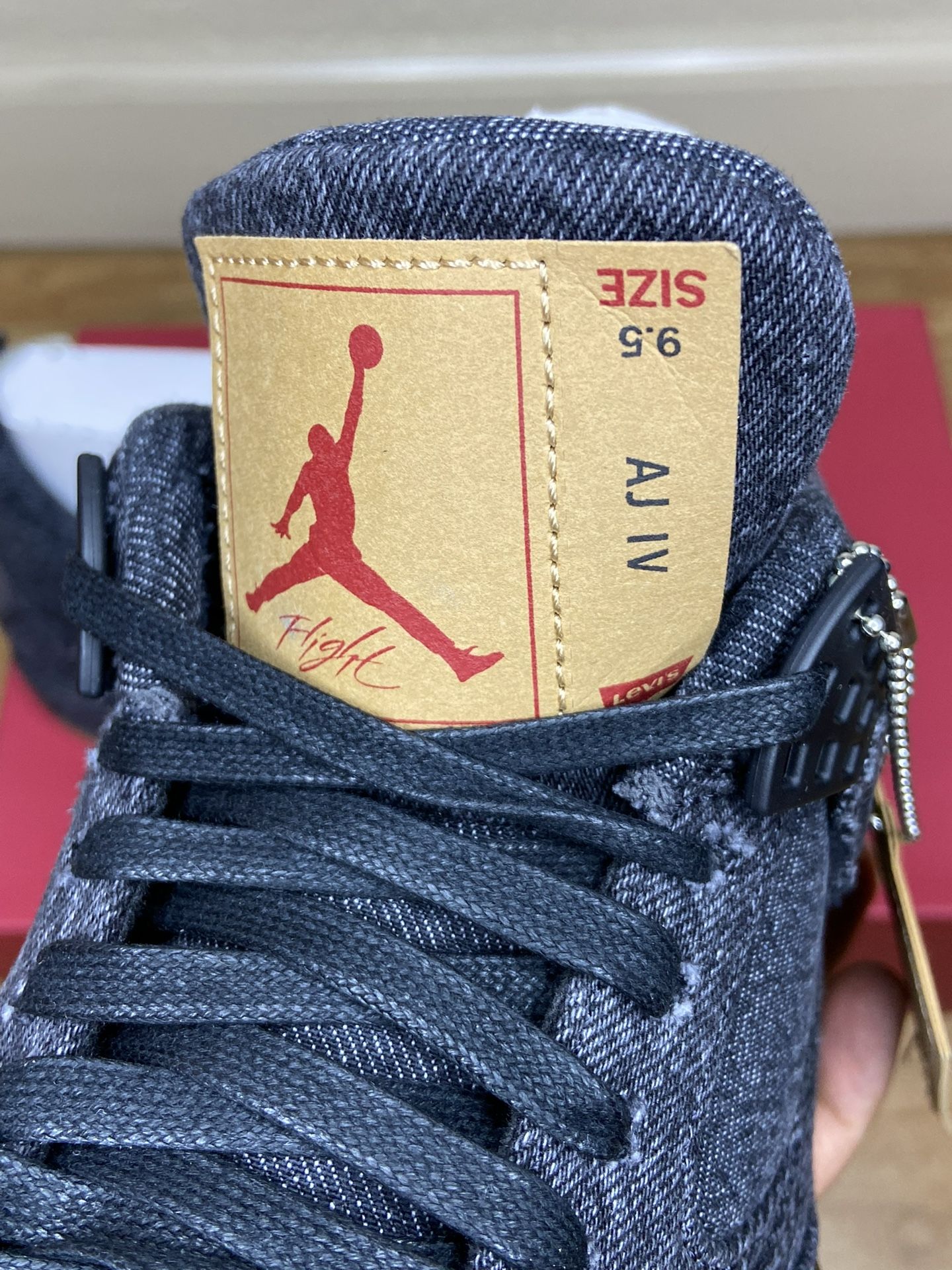 Air Jordan Retro 4 x Levi’s Black Denim