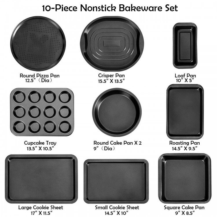 10 Pcs Baking Set