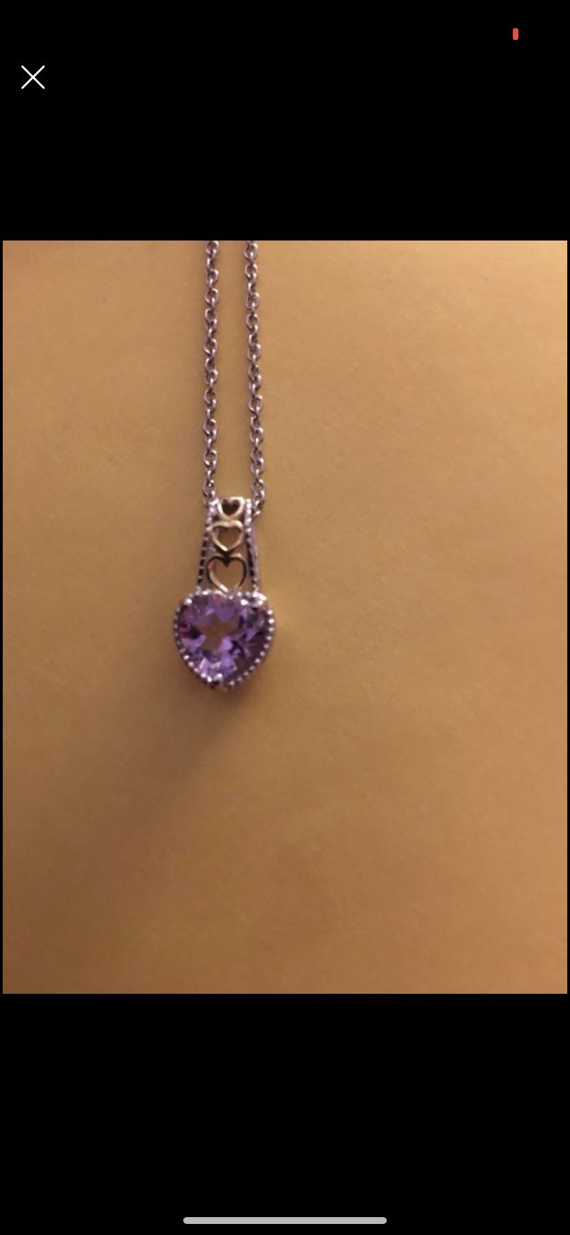 Rose De France Amethyst Necklace