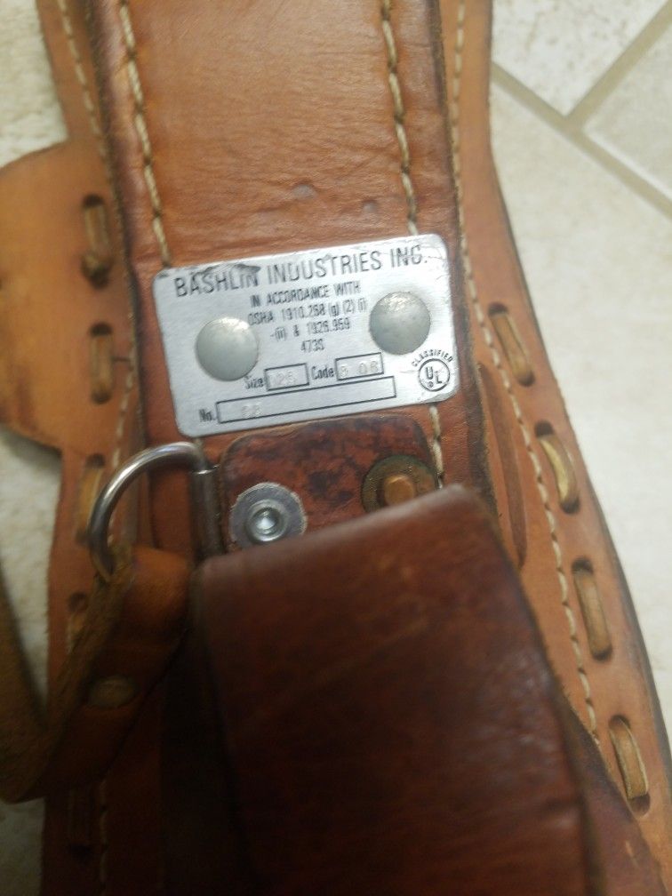 Bashlin Climbing Belt With Skid