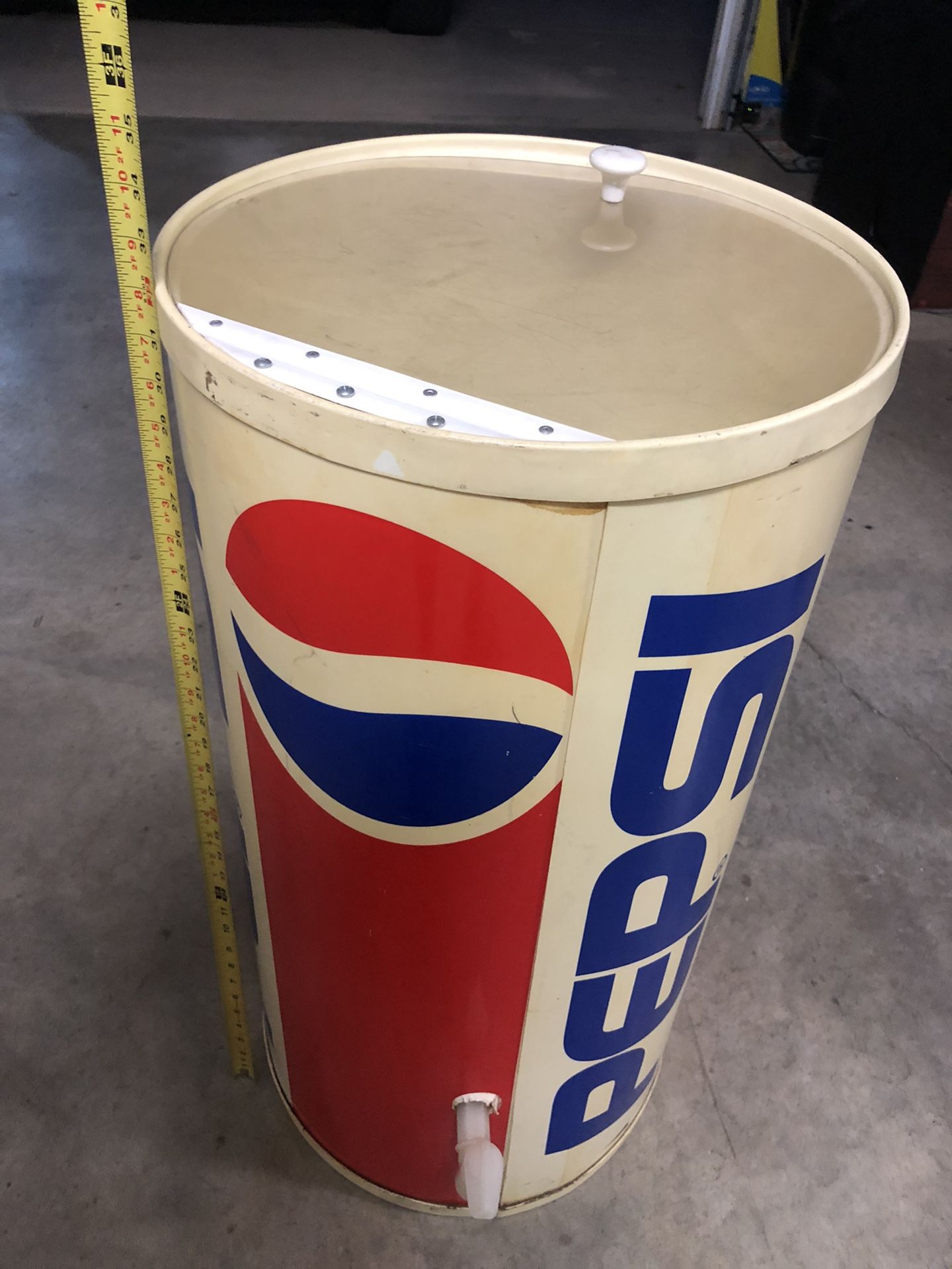 Pepsi Party Cooler, Stand Up Cooler, Vintage