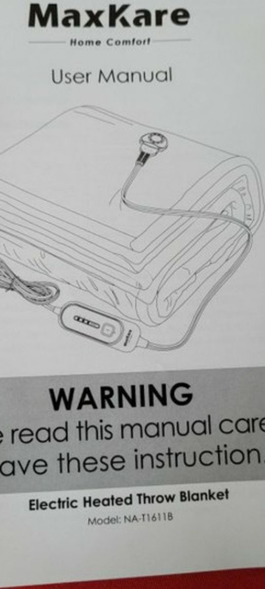 Mexcare Electric Heated Blanket Throw