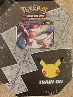 Pokémon 25th Anniversary Celebrations Collector’s Tins - Lance’s Charizard V & Dark Sylveon V Thumbnail