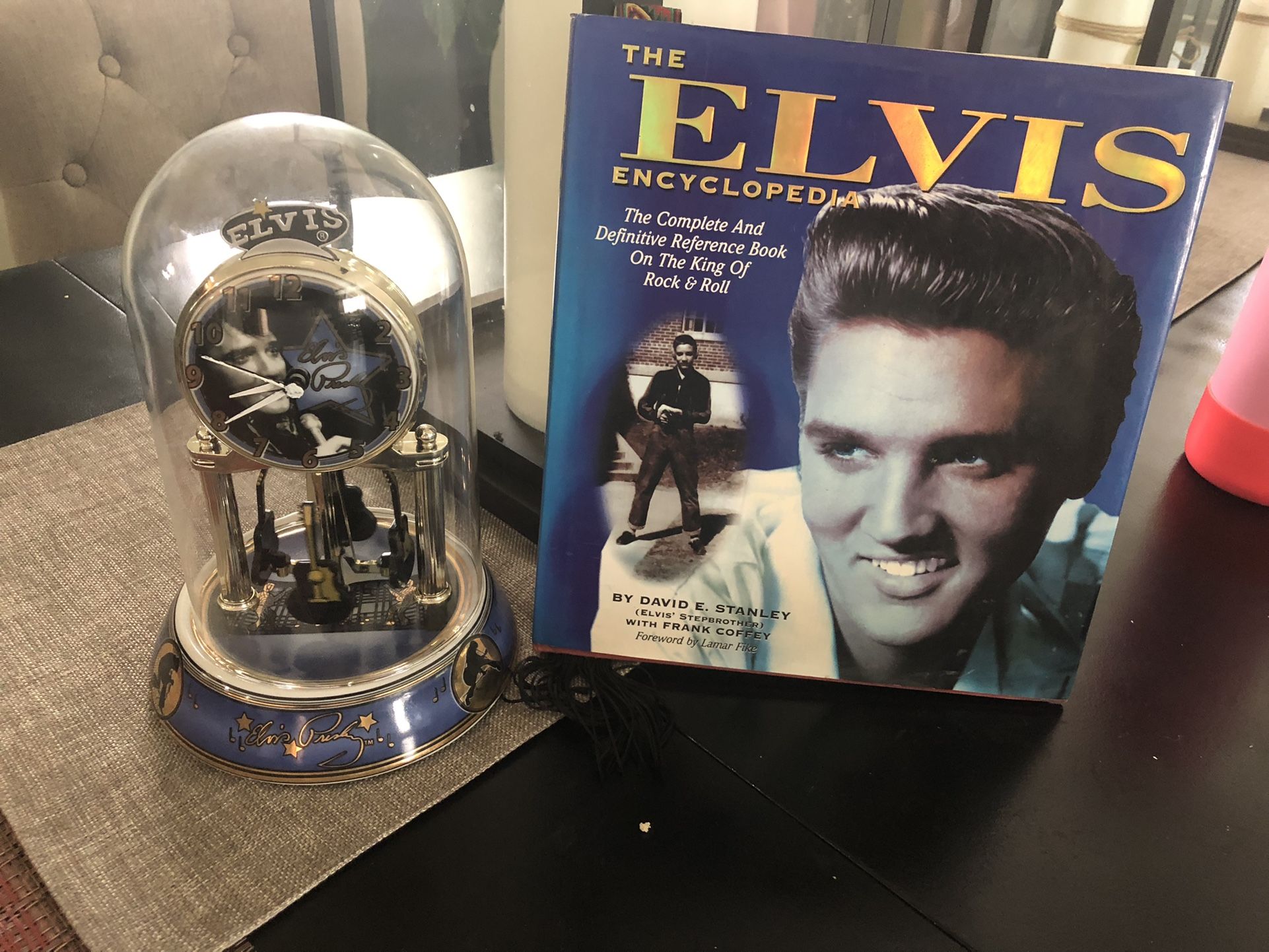 Elvis Book And Moving Clock