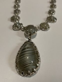 A beautiful glass and paste Necklace , Christian Dior by Mitchel Maer, 1950s Thumbnail