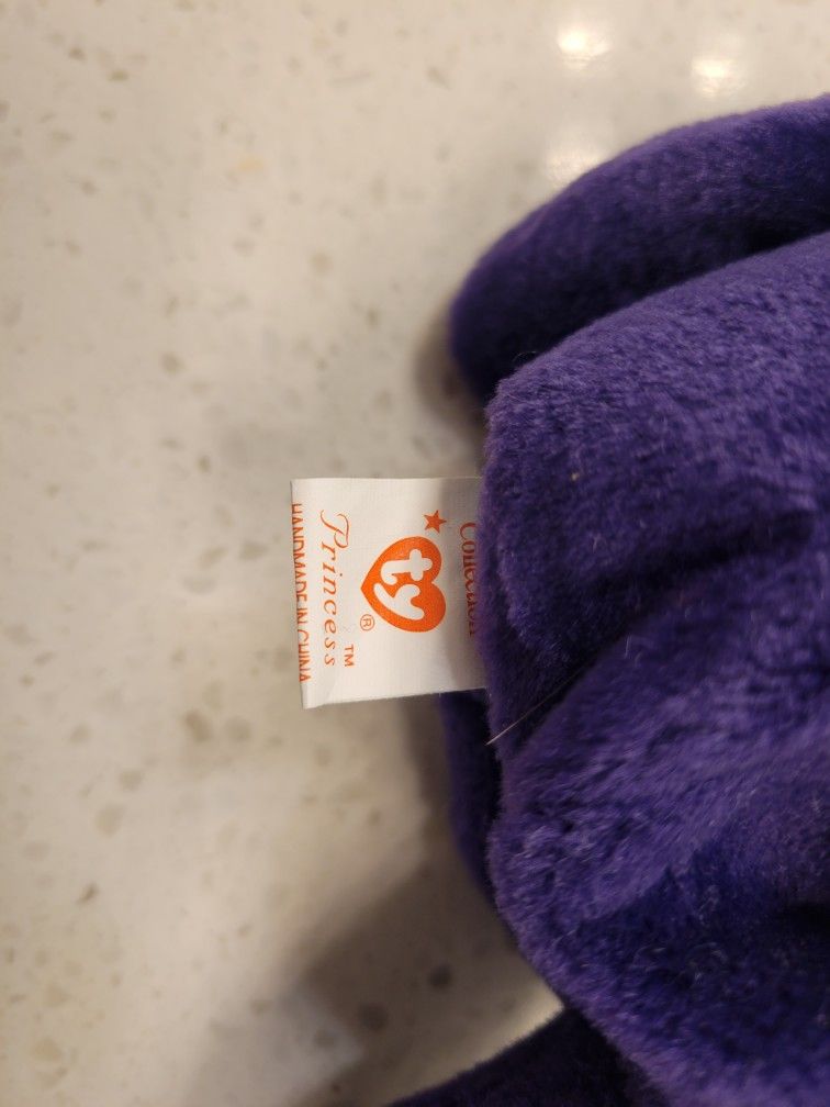 Princess Diana Bear TY Beanie Baby Rare & Retired 1997 NEW Condition