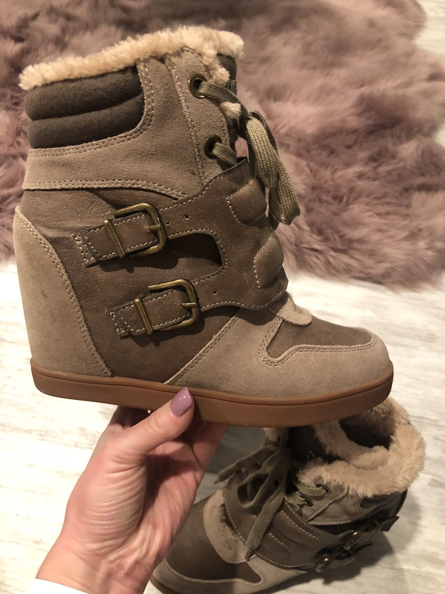Brand NEW ALDO wedged boots!