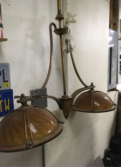 One of a kind hanging light made for a custom house never installed over 800.00 to make