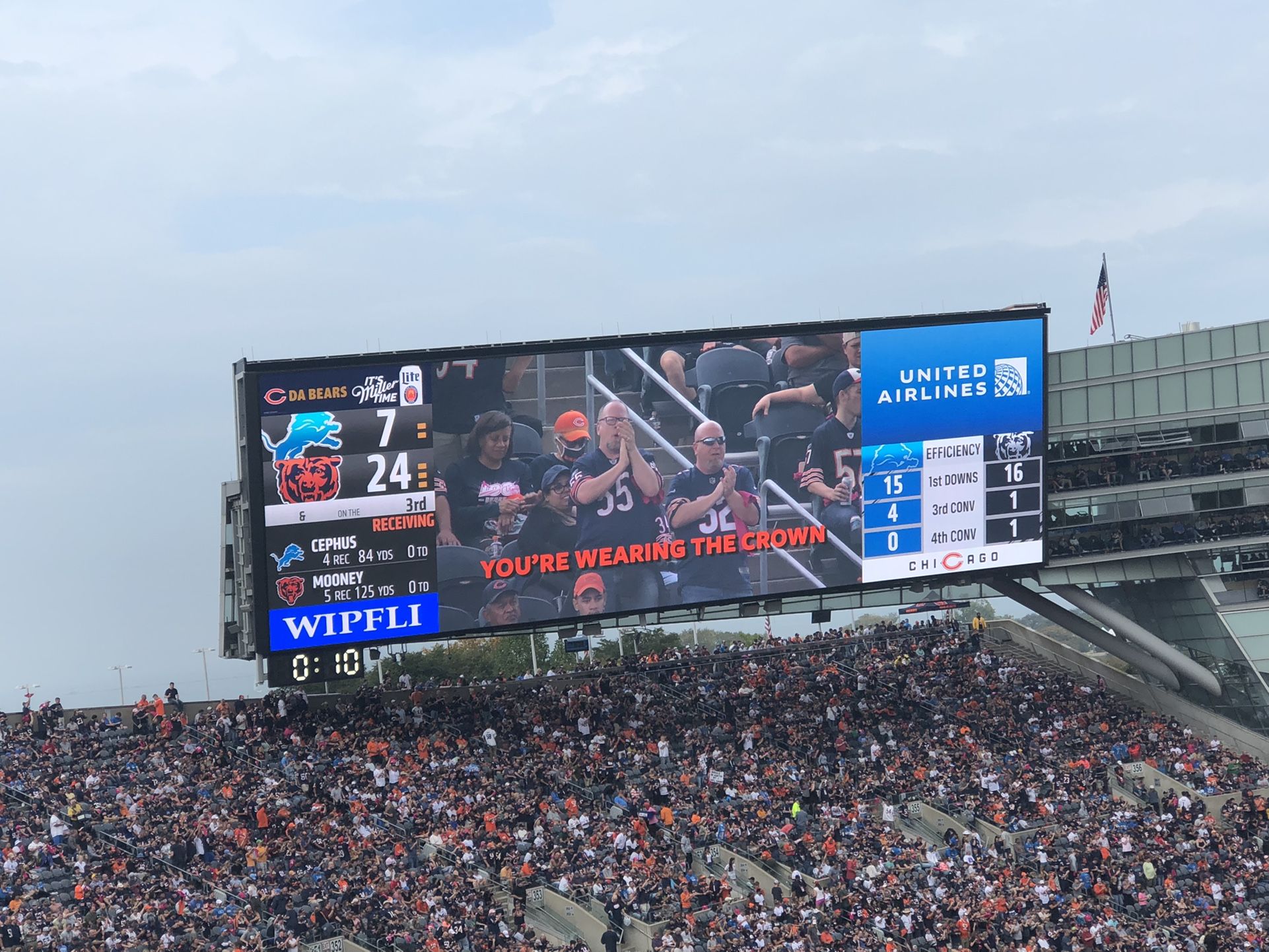 BEARS VS 49ERS OCT 31ST 12 NOON SOLDIER FIELD