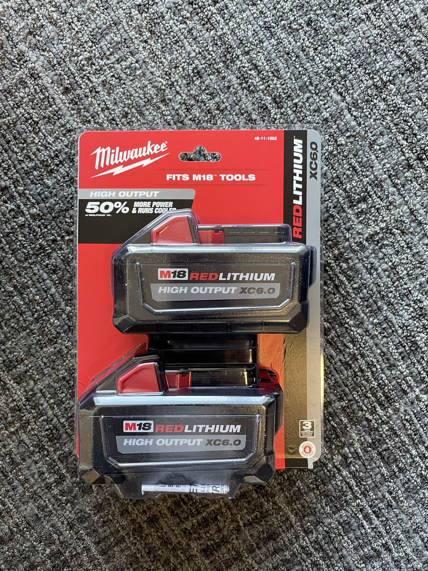Milwaukee M18 6.0 Ah Batteries