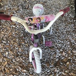 Girls Pink Princess Bike  Thumbnail