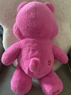 CARE BEARS Cheer Bear 20” 2015 JUMBO LARGE Soft Plush Rainbow Pink Stuffed Animal Thumbnail