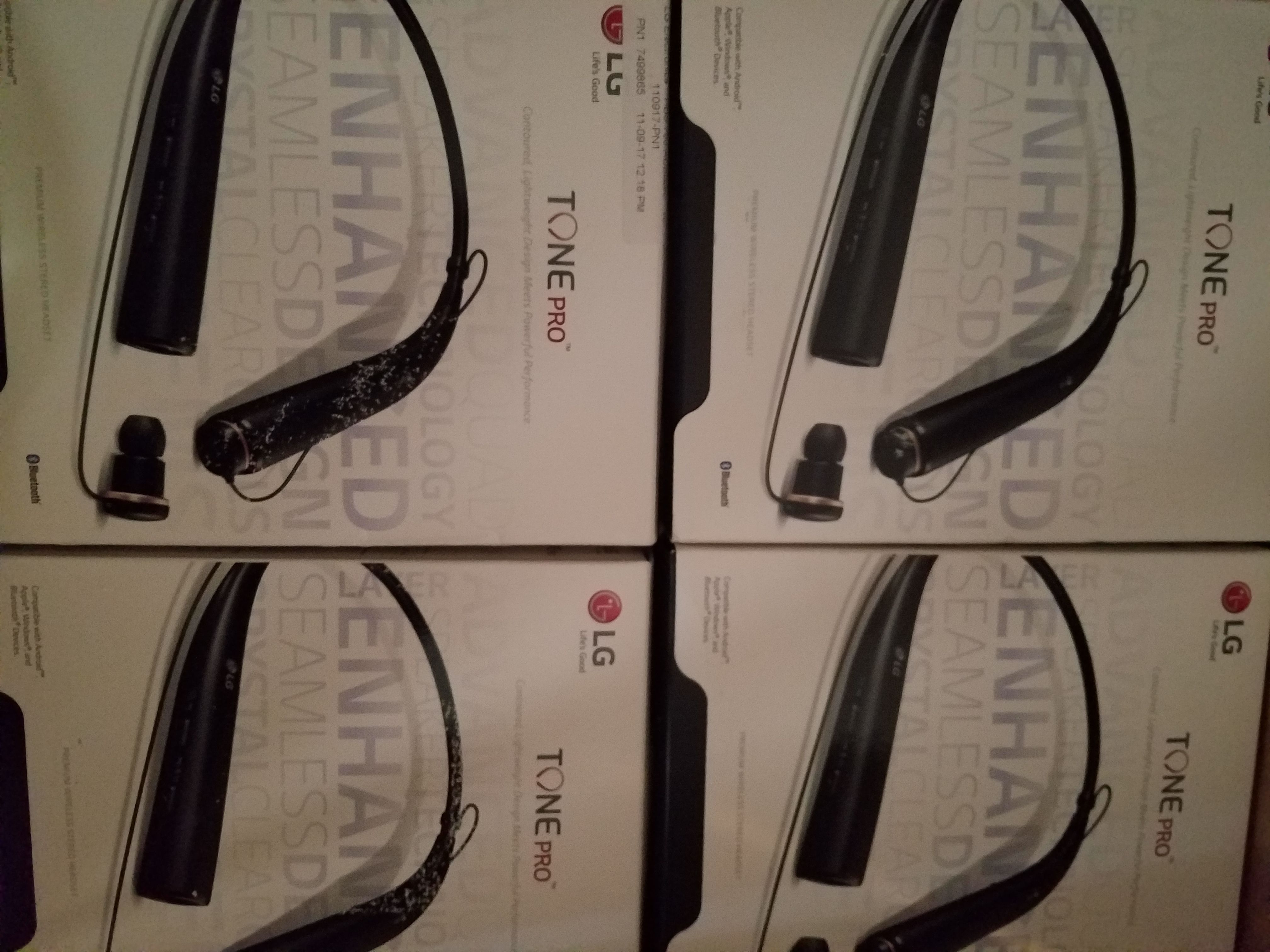 LG - TONE Pro HBS-780 Wireless In-Ear Behind-the-Neck Headphones - Blue/Black