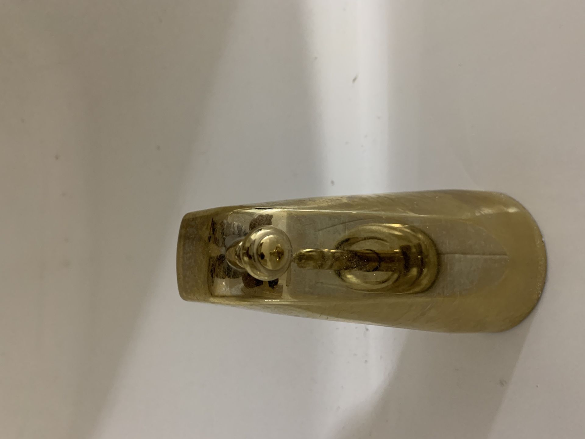 Gold Bathtub Faucet, Pop up Drain And Overflow 