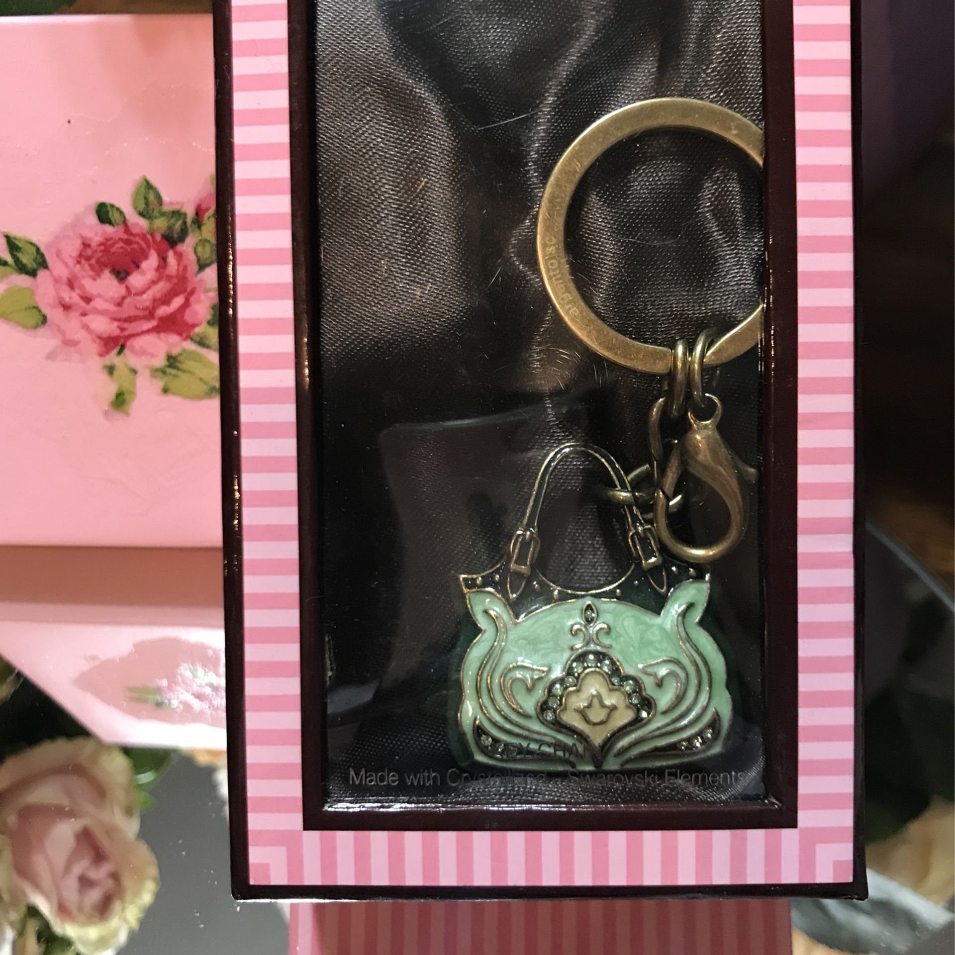 Pretty! New ! Purse Key Chain / Purse Charm