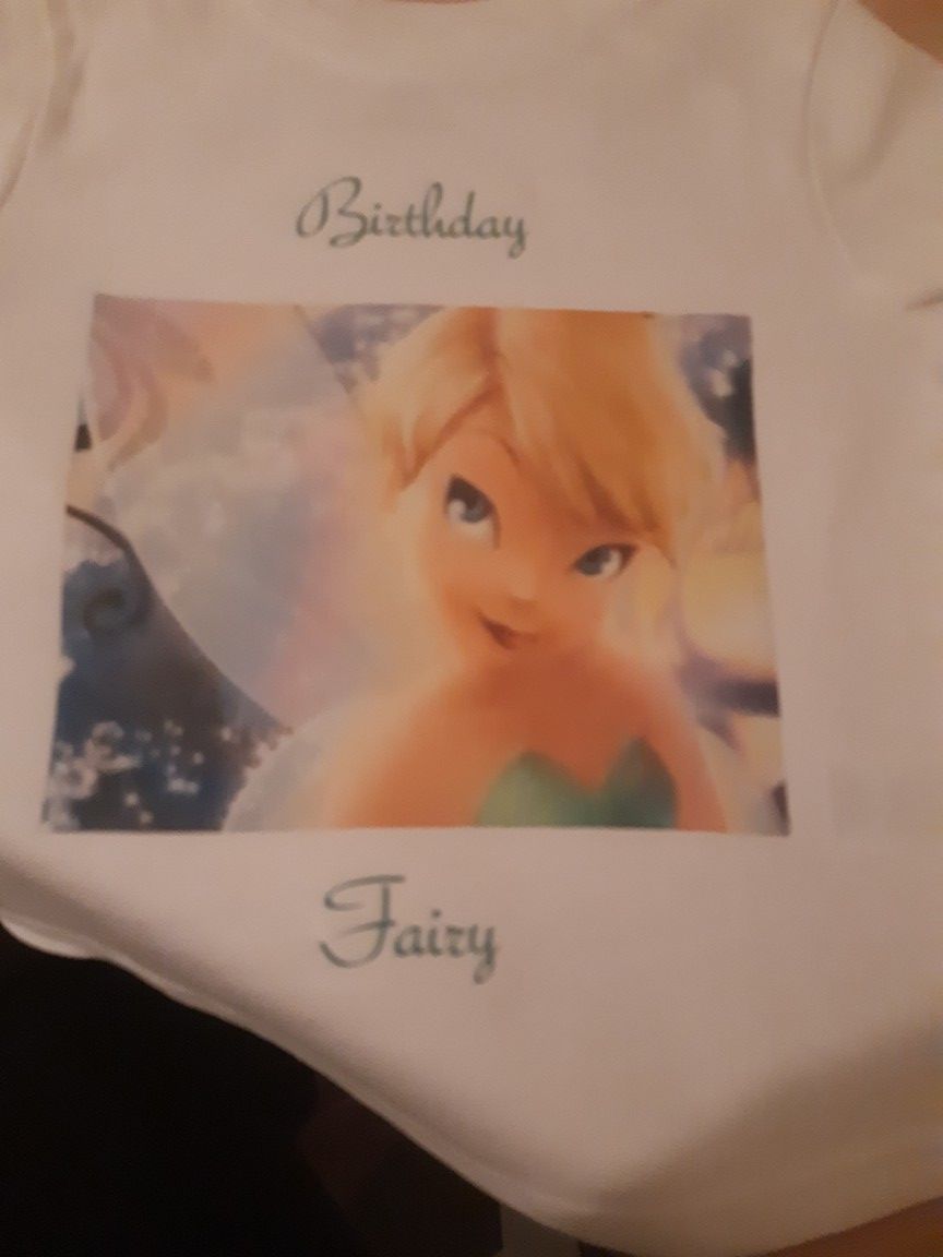 Tinkerbell shirt and her lost treasured tutu