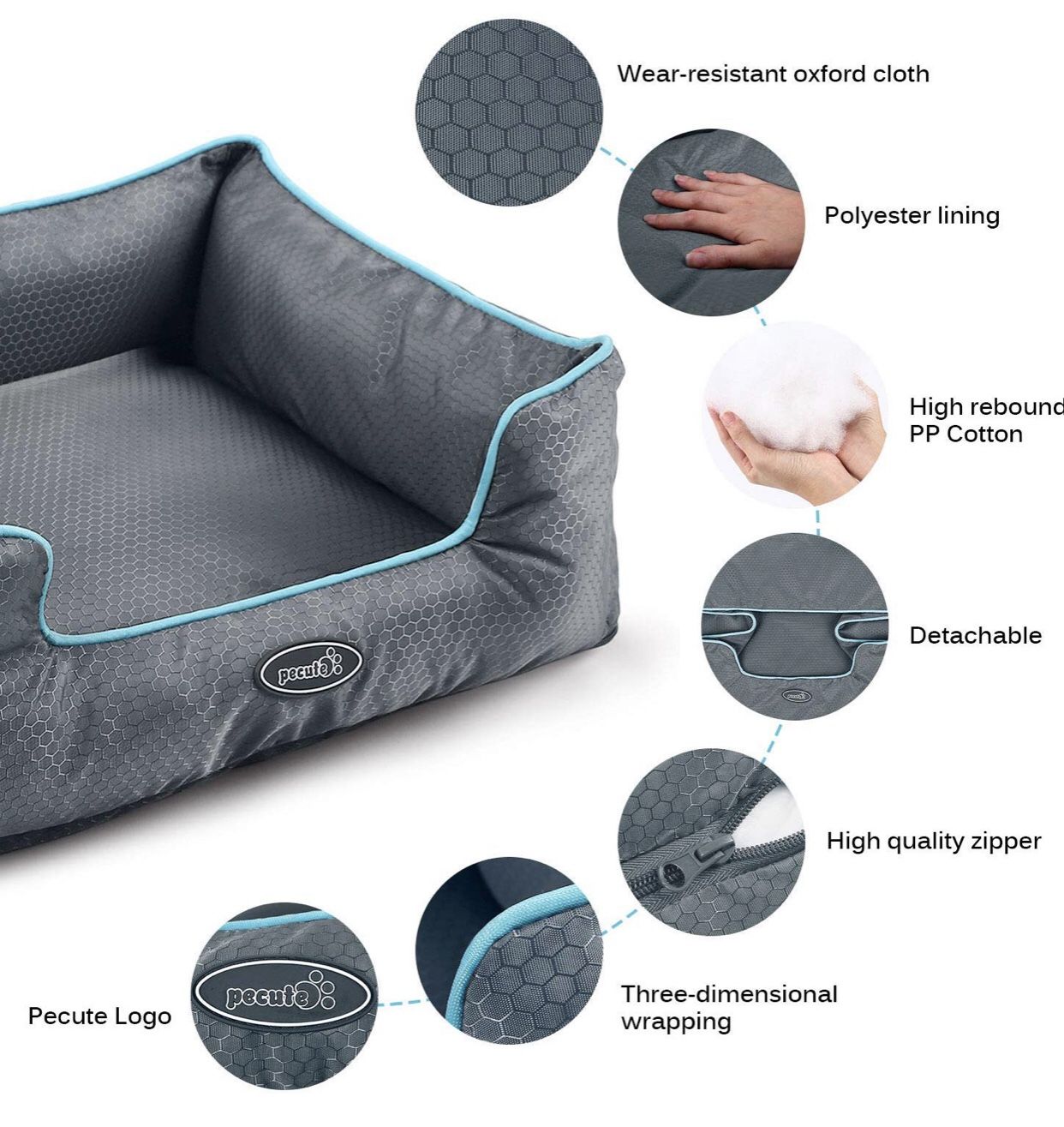 Dog bed , cat bed , water and chew resistant brand new