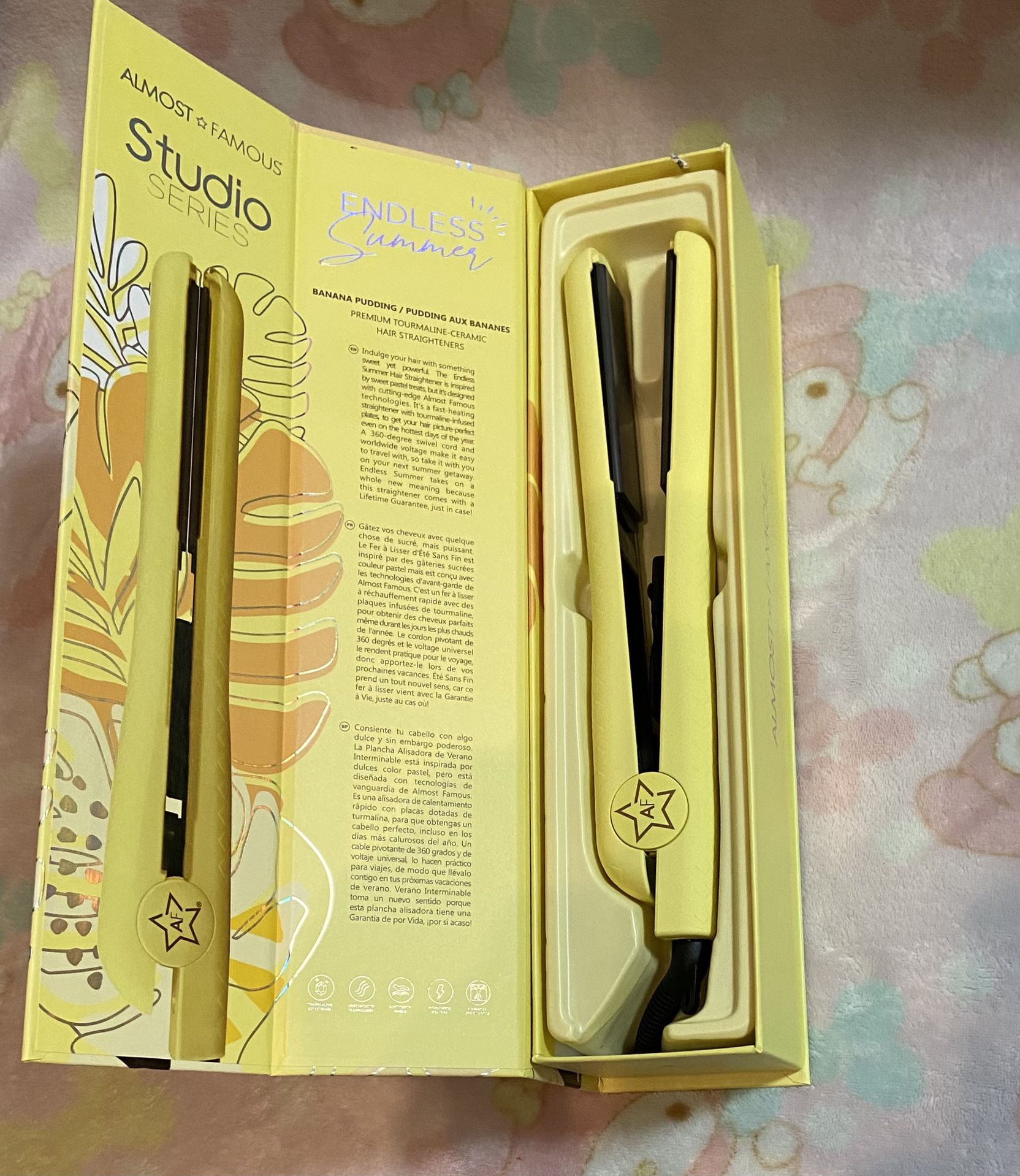 Almost Famous Hair Studio series exclusive “endless summer” Straightener NEW  