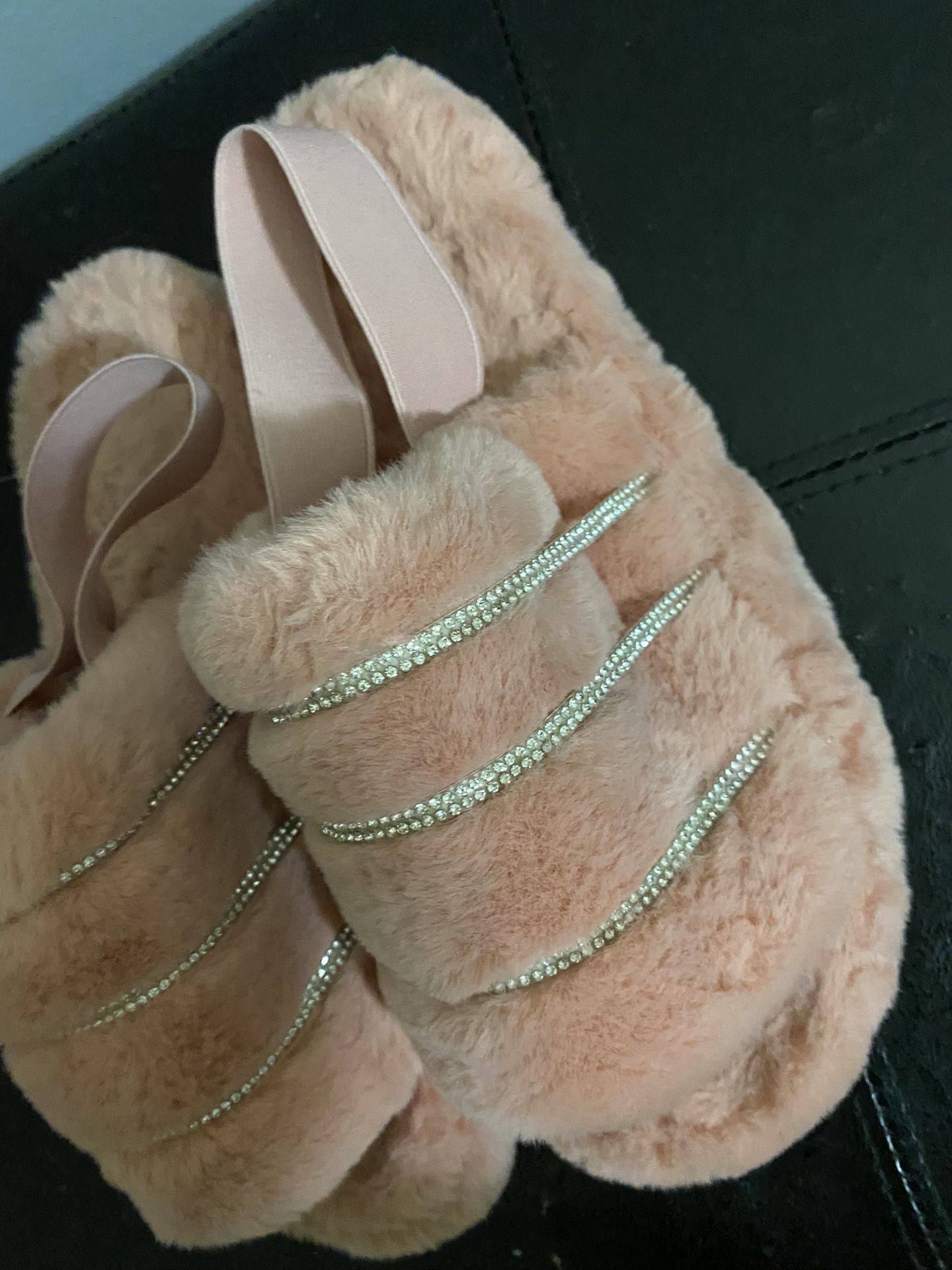 Two Pairs Size 8 Slippers