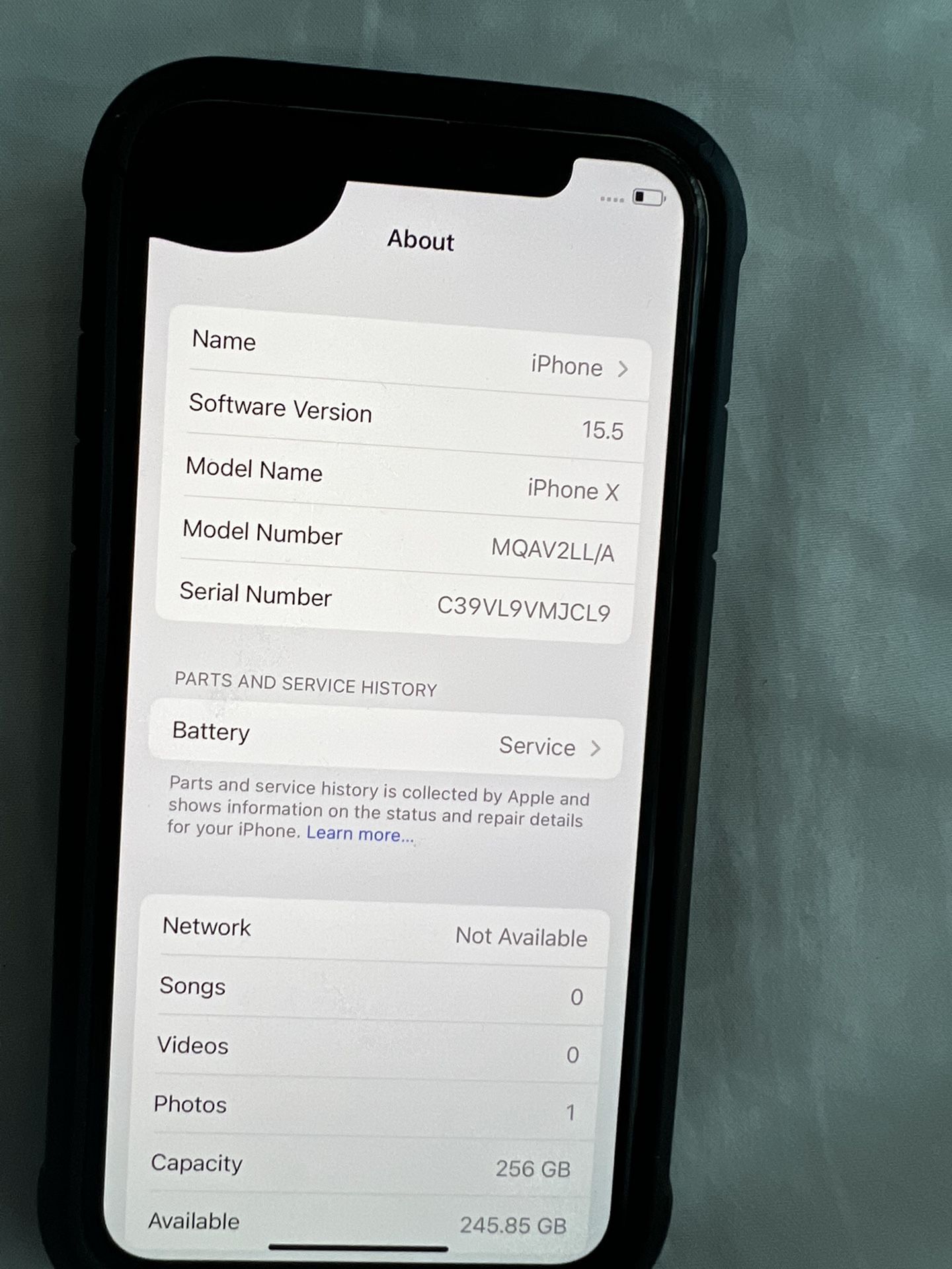 iPhone X 256 GB