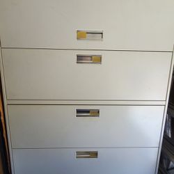 Tin file cabinet, very useful. 85% new. $299.  Thumbnail