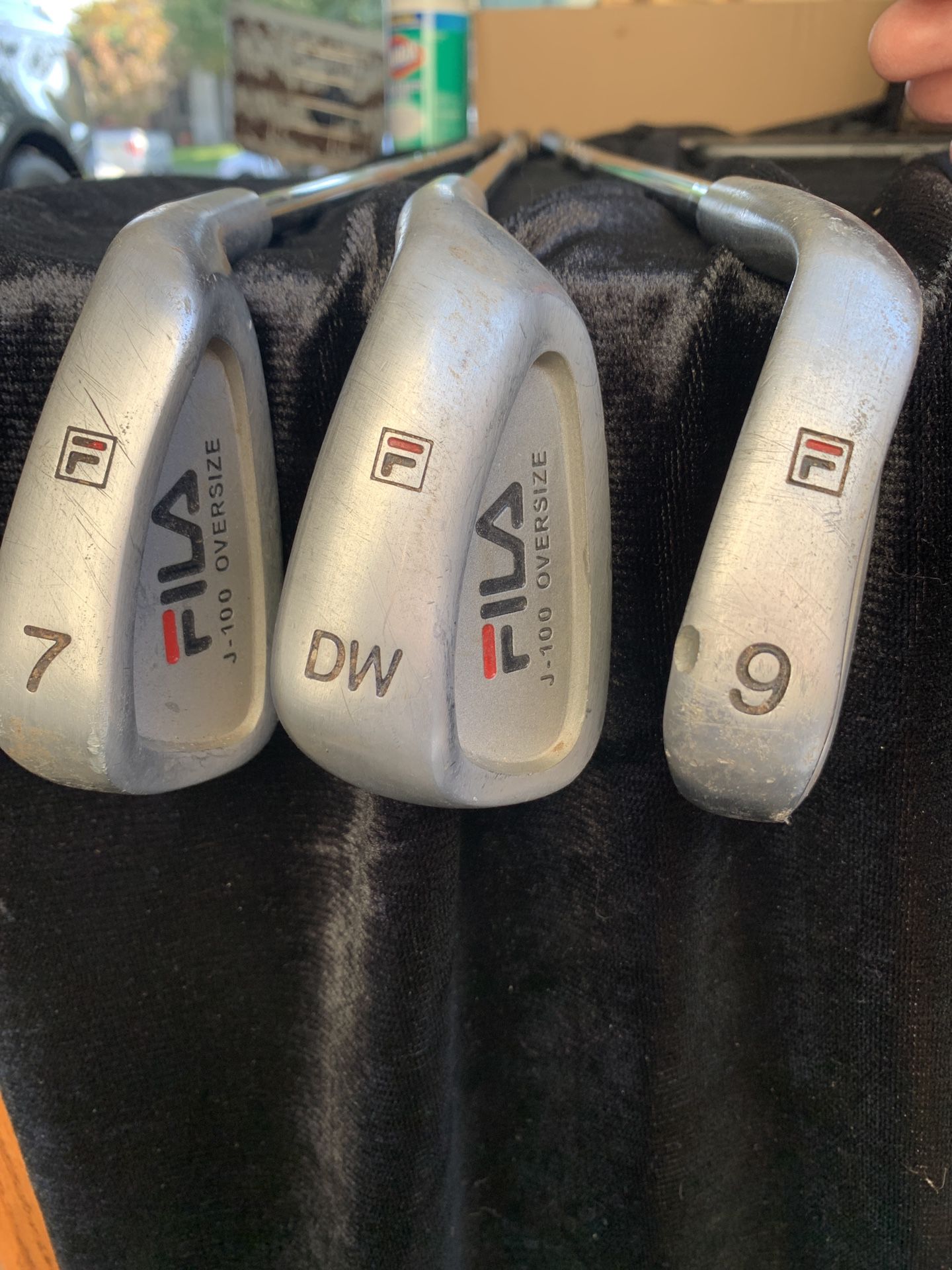 Fila J 100 Oversize Junior Golf Clubs 7 and 9 And Clubs Total Of 3 for Sale Turlock, CA - OfferUp