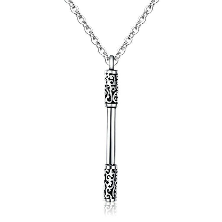 "Stainless steel sticks pendant necklace for women/men, N90201P208
 