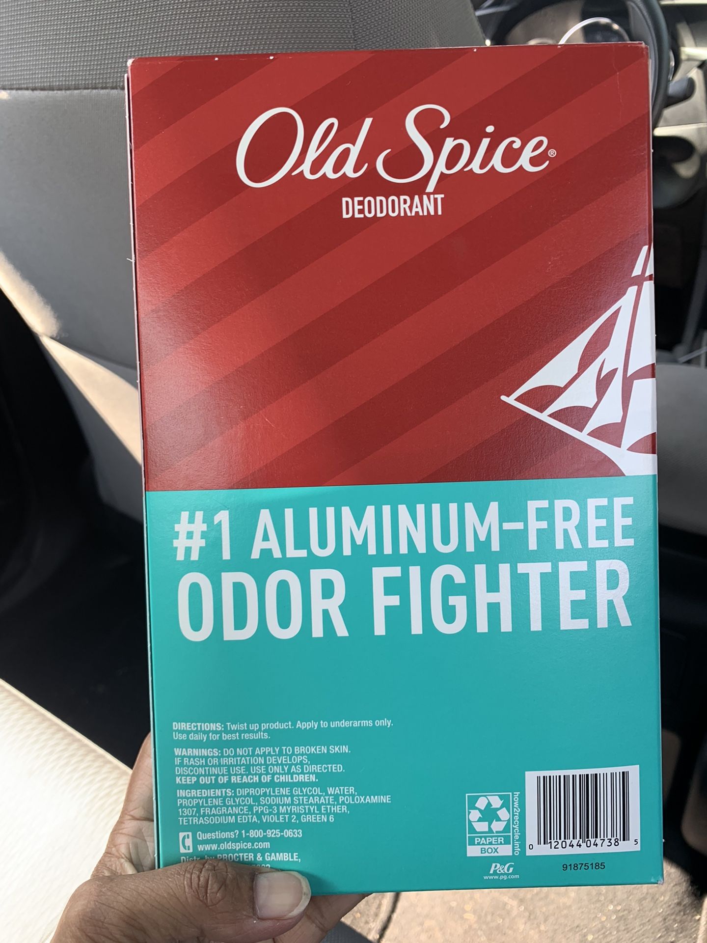 5 Old Spice Deodorant Pure Sport Net Weight 2.4oz High Endurance