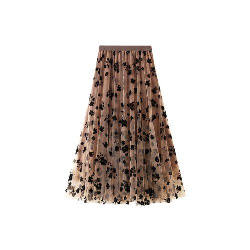 Fairy Mesh Maxi Skirt, Embellished Mesh Aline Maxi Skirt,Midi Skirt