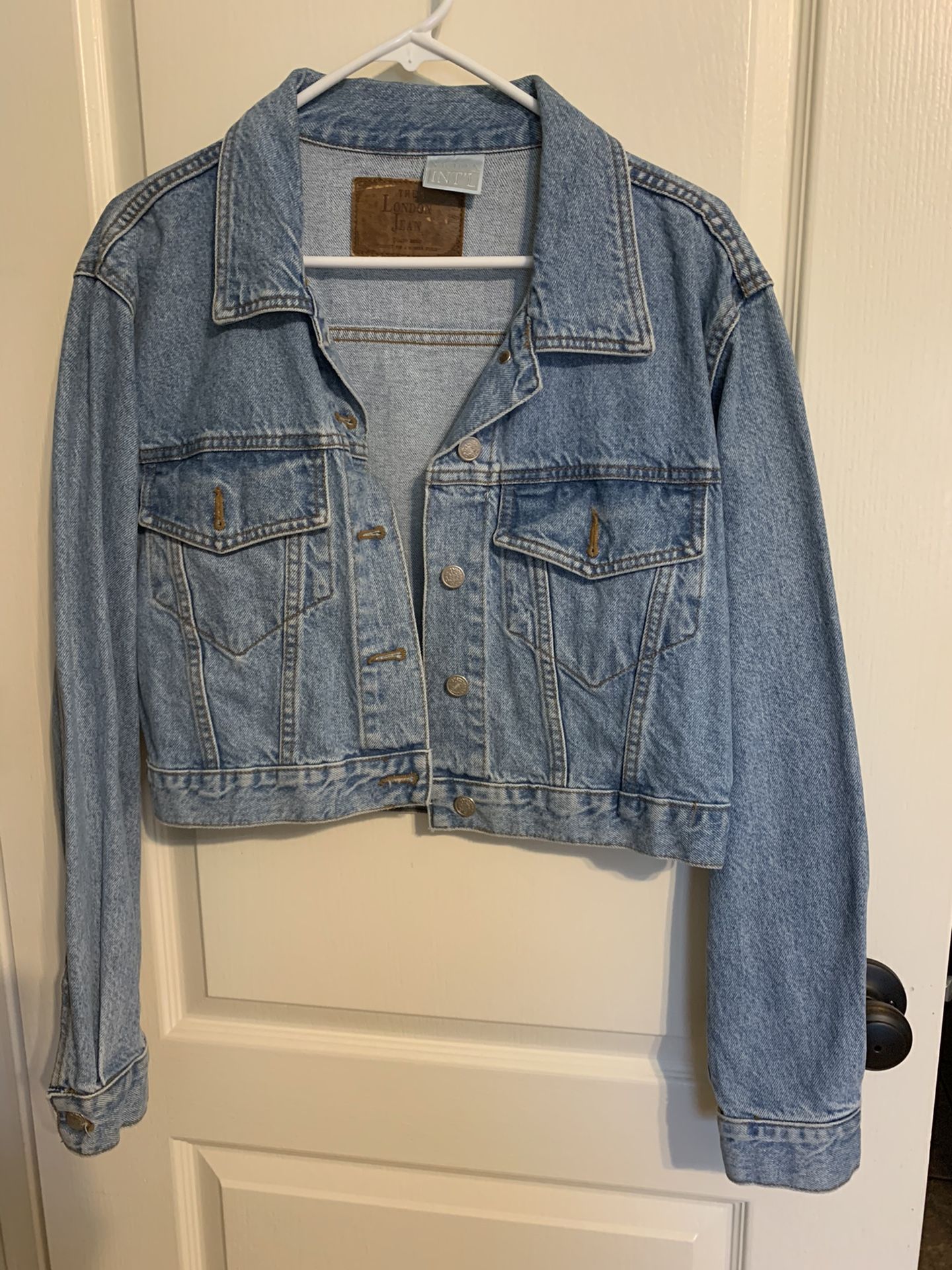 Junior’s Quality Denim Cropped Jacket